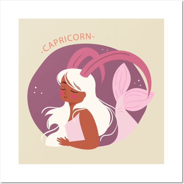 Capricorn Wall Art by gnomeapple